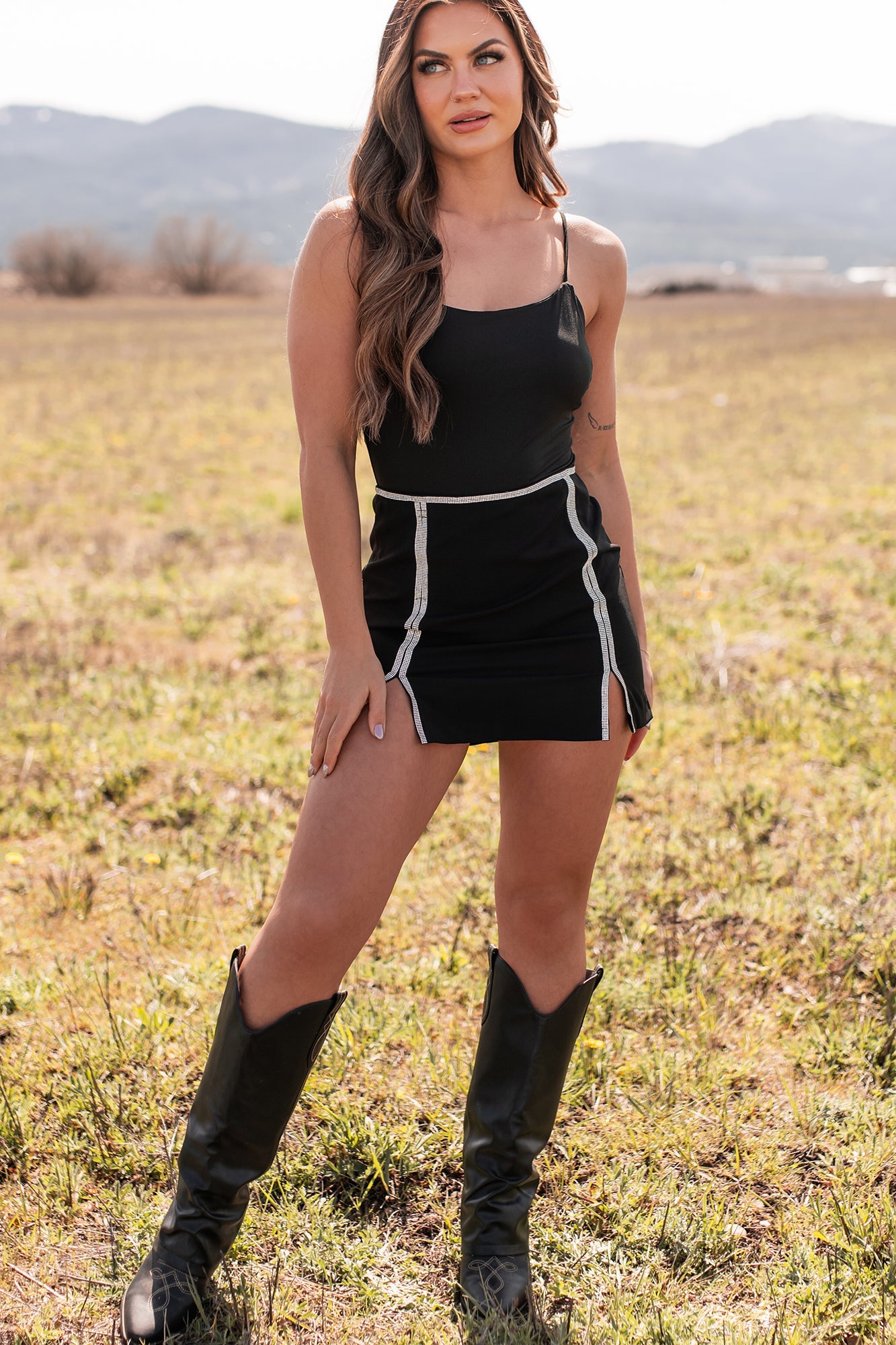 Cool Instincts Strappy Bramisuit (Black)