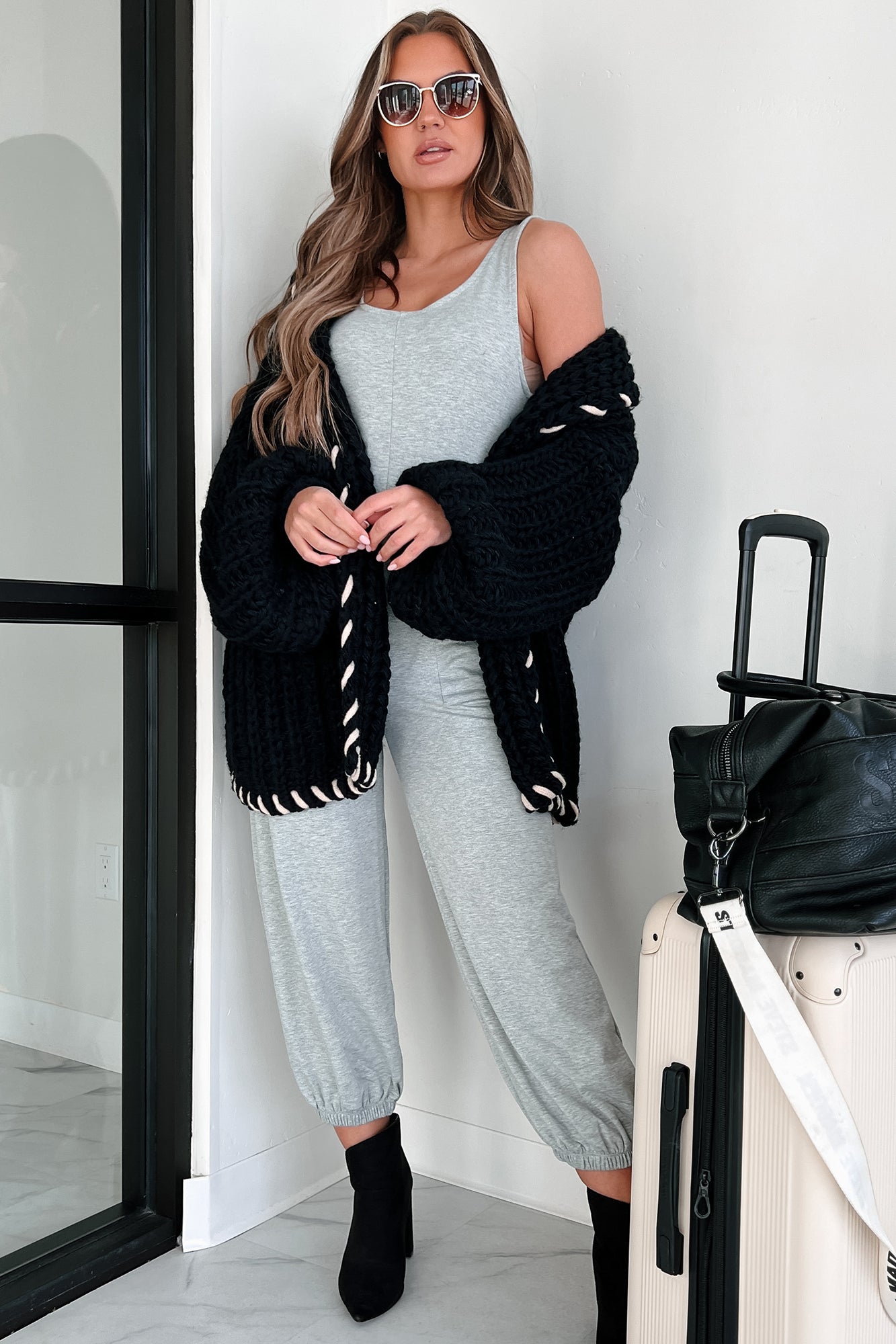 We Grew Apart Sleeveless Scoop Neck Jumpsuit (Heather Grey)