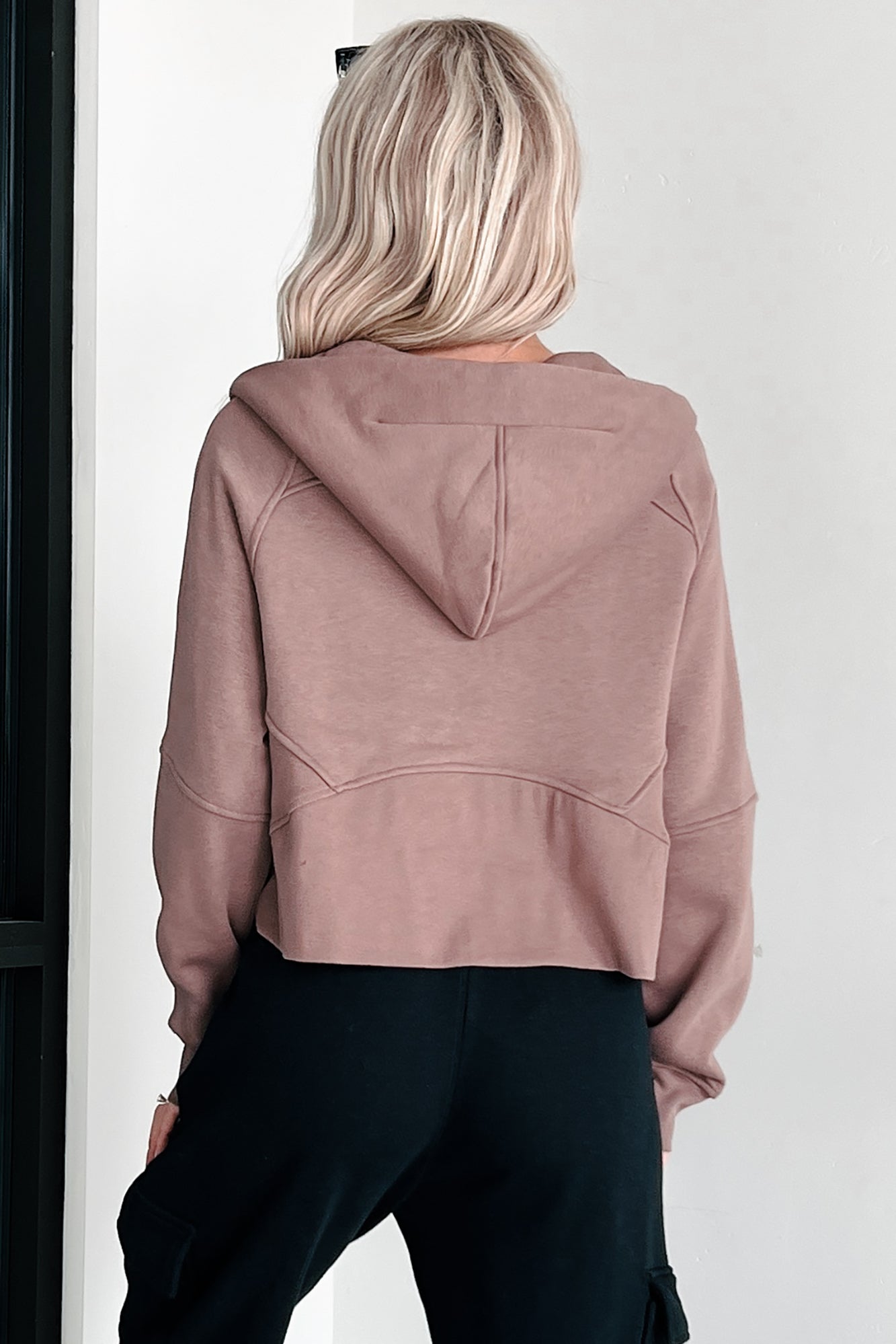 Miles Ahead Zip-Up Hoodie (Truffle)