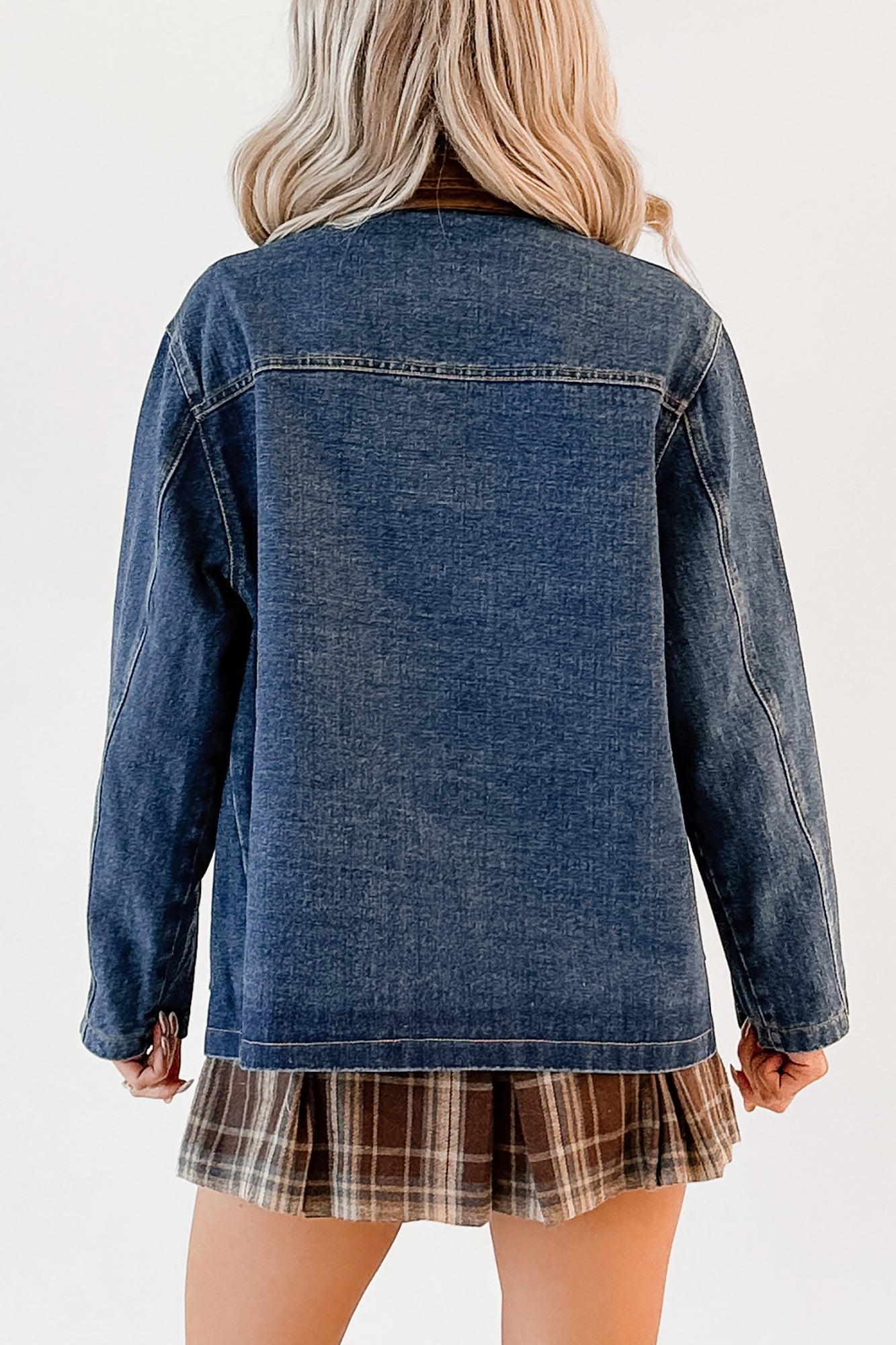 Bastian Papermoon Denim Barn Jacket (Denim Blue)