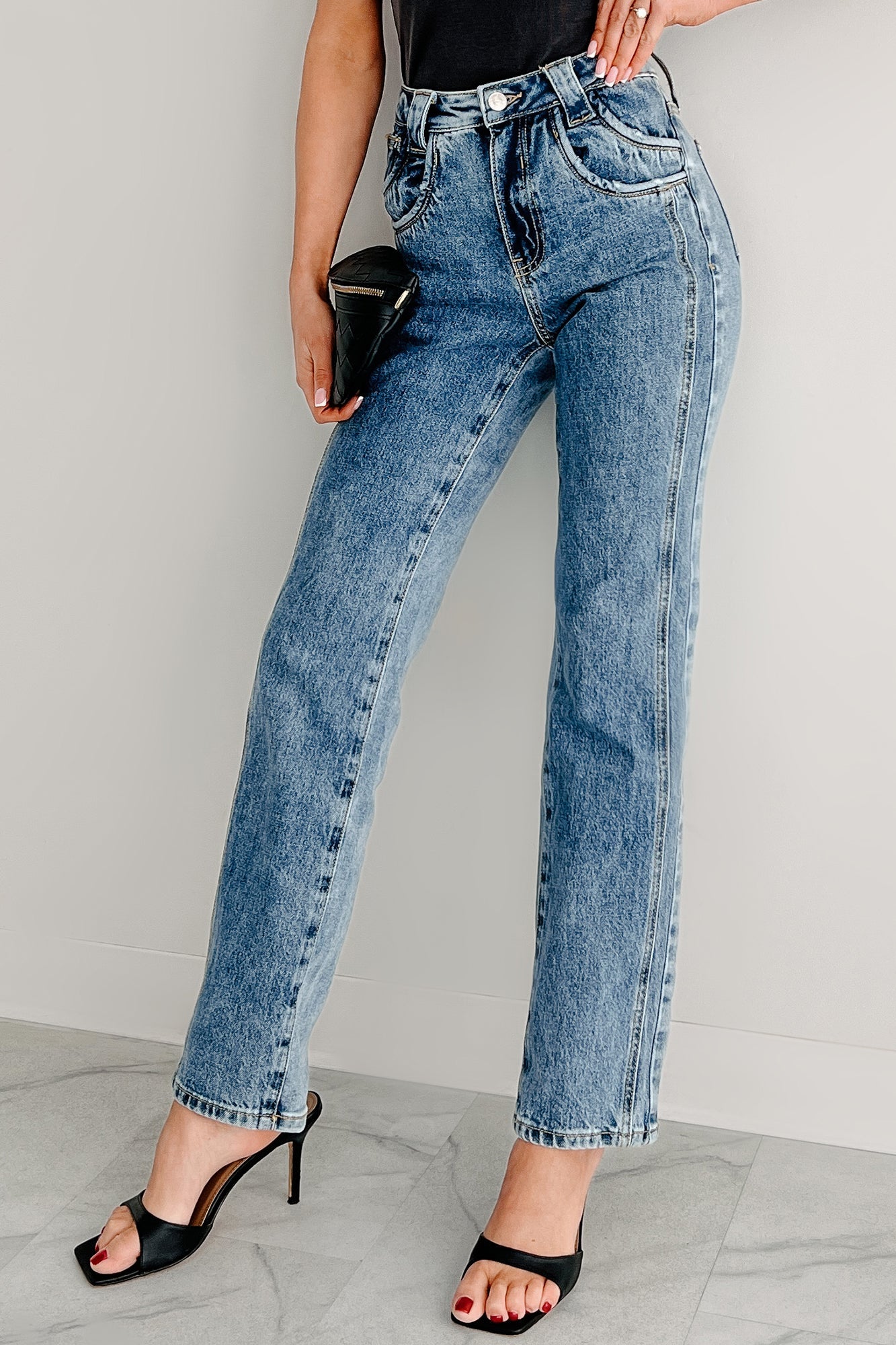 Ada High Rise Saige Dad Jeans (Medium)