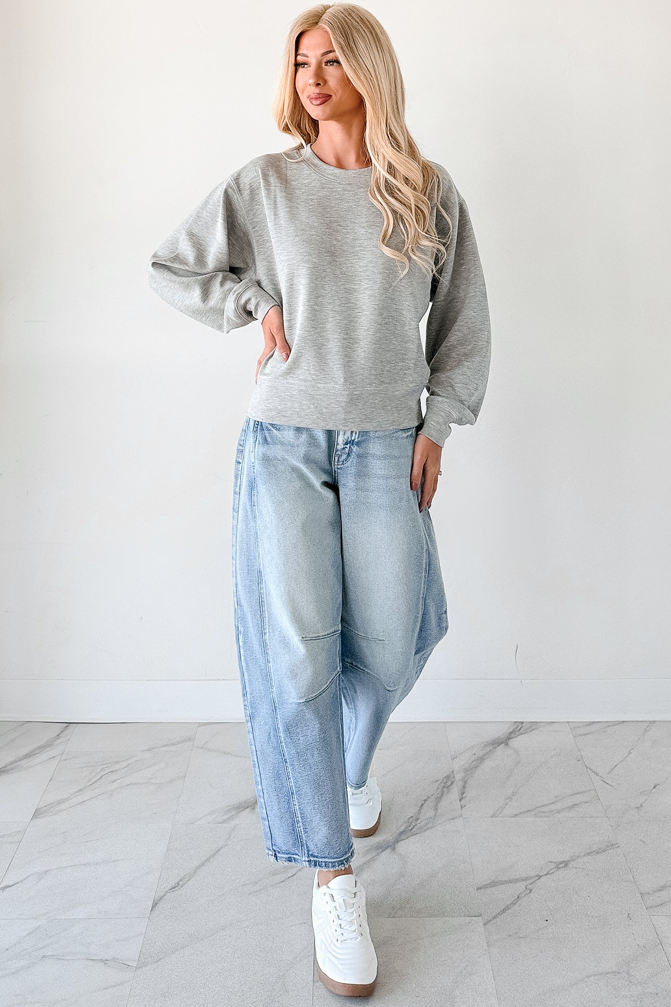 Call It A Day Classic Crewneck Sweatshirt (Grey)