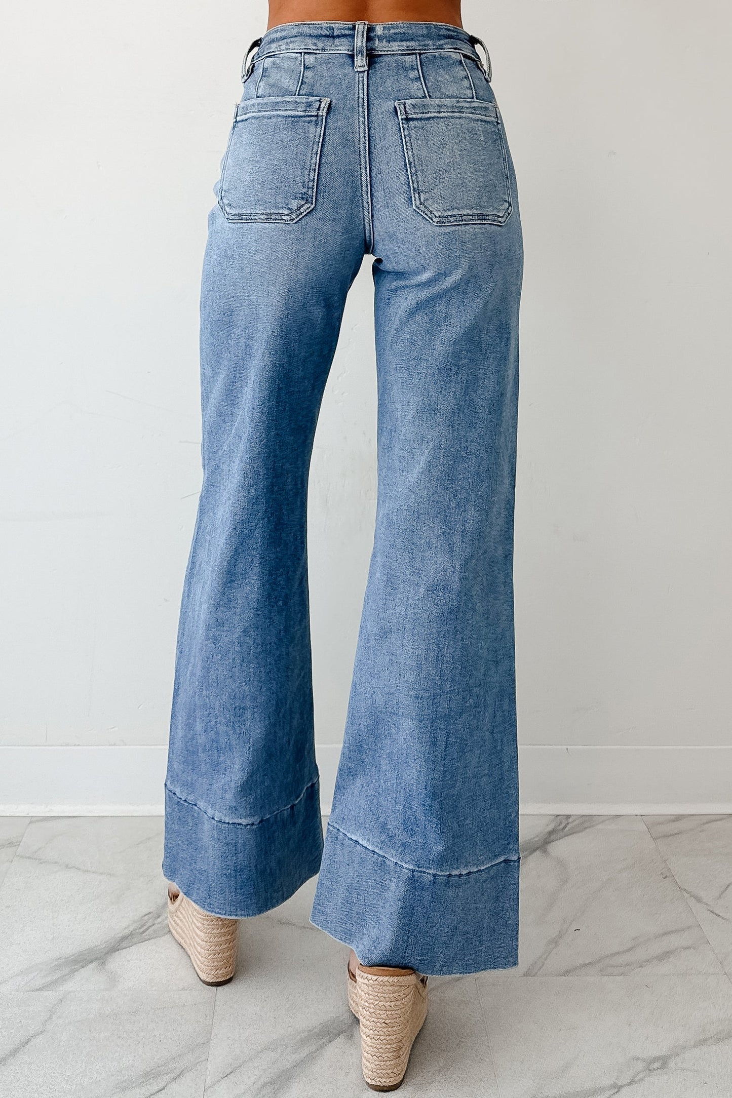 Mariana Flared Tummy Control Risen Jeans (Medium)