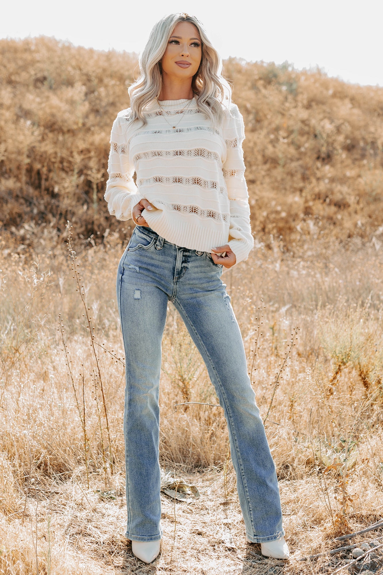 Ashford Mid Rise Bootcut Cello Jeans (Light)